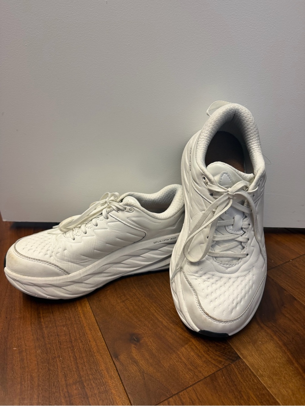 Hoka Women's White Athletic Running Shoes